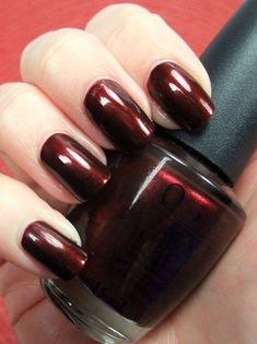 Nail Polish Style, Nails Opi, Red Nail, Opi Nails