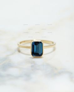 Emerald Cut London Blue Topaz Engagement Ring, 14k Solid Gold Ring, Bezel Emerald London Blue Topaz Ring, Topaz Solitaire Ring, Promise Ring - Etsy Blue Emerald Cut Ring With Bezel Setting, Blue Emerald Cut Rings With Bezel Setting, Blue Emerald Ring With Bezel Setting, Blue Topaz Ring With Emerald Cut And Bezel Setting, Blue Sapphire Topaz Ring With Bezel Setting, Modern Blue Topaz Ring In 14k Gold, Blue Emerald-cut Topaz Ring In 14k Gold, Blue Emerald Cut Topaz Ring In 14k Gold, London Blue Topaz Engagement Ring