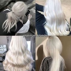 Chinese Blonde Hair, Platinum Blonde Aesthetic, Platinum Blonde Hair Aesthetic, White Platinum Blonde Hair, Long Platinum Hair, Blonde Platinum Hair, Platinum White Hair, Blonde Korean, Long Platinum Blonde Hair