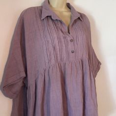 In Good Condition Never Worn Extra Button Attached See Pictures For More Details Casual Purple Blouse With Buttons, Purple Short Sleeve Button Blouse, Purple Short Sleeve Blouse With Buttons, Purple Relaxed Fit Blouse With Buttons, Purple Relaxed Fit Button Blouse, Purple V-neck Blouse With Buttons, Purple Buttoned Tops For Daywear, V Line, Cotton Shorts