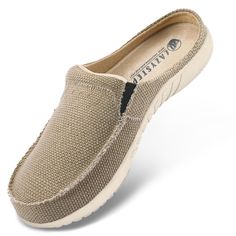 PRICES MAY VARY. Stylish & Casual: Mens slippers are fashioned with a breathable fabric upper and suede lining insole, which really keep dry and comfortable for all-day foot care Arch Support: Orthopedic slippers have arch support system and deep heel cup that help reduce foot fatigue and relieve pain from foot problems such as plantar fasciitis Slide-In Design: Roomy toe box design allows toes to unfold more naturally. Arch support slippers have open heels, easy to slip on and off, ensuring the Support Slippers, Mens House, Open Heels, Mens House Shoes, Indoor Outdoor House, Slippers With Arch Support, Outdoor House, Open Toed Heels, Pattern Texture