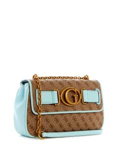 Finish your look on a chic note when you carry this faux-leather crossbody designed in a compact silhouette featuring belted logo hardware and a convertible chain strap ideal for an easy transition to shoulder wear. Convertible strap with 12.5-23" drop 8.5"L x 7"H x 3.25"D Chic Spring Bags With Logo, Chic Crossbody Shoulder Bag With Logo, Convertible Crossbody Bag, Kids Sale, Handbag Shoes, Accessories Store, Look On, Lifestyle Brand, Lifestyle Brands