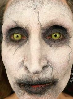 Valak Makeup, Halloween Makeup Male, Male Halloween Makeup, Scary Zombie Makeup, Horror Smink, Spooky Cosplay, Zombie Makeup Ideas, Zombie Makeup Halloween, Guys Halloween Makeup