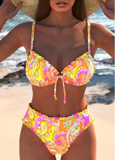 Color:Multi Color;Size:XS;Size:S;Size:M;Size:L;Size:XL;Size:XXL;Bra Style:Padded;Support:Wire Free;Pad Style:Removable;Strap Style:Adjustable;Package Contents:1 X Bra , 1 X Panty;Occasion:Sport; Beach Bridesmaid Dresses, Jamaica Vacation, Curvy Swimwear, Tan Body, Plus Size Swim, Plaid Outfits, Bra Style, Pool Beach, Black Swimwear