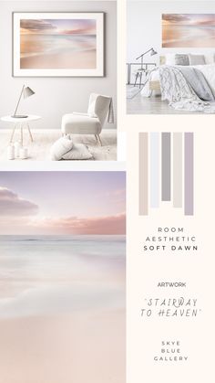 Pink and white beach canvas Lake House Interior, Living Room Decor Neutral, Over The Couch, Above Couch, Coastal Art Prints, Pastel Abstract, Home Themes