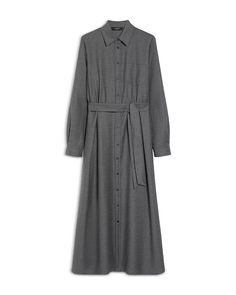 Weekend Max Mara Etiopia Tie Waist Shirtdress  | Bloomingdale's Women Belted Dress With Spread Collar For Fall, Fall Belted Dress With Spread Collar, Fall Dress With Belt And Spread Collar, Collared Maxi Dress For Formal Fall Occasions, Collared Maxi Dress For Formal Fall Events, Formal Fall Button-up Maxi Dress, Fall Formal Shirt Dress, Belted Shirt Dress For Work, Max Mara Dress