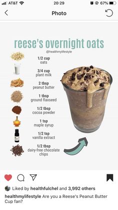 an info board showing different types of desserts and drinks on the table, including milkshake