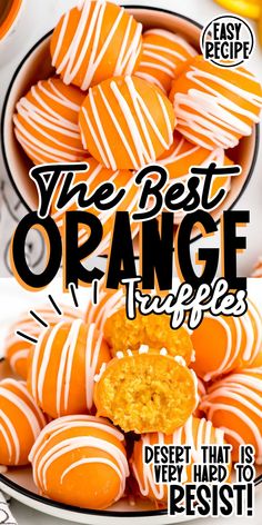 the best orange treats dessert that is very hard to resist