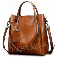 Product description for people:  womens Material:Genuine Cowhide Real Leather Size: 31*9.5*30.5cm    Interior: Interior Slot Pocket,Cell Phone Pocket Style: Classic, Casual, Large Types of bags: Shoulder & handBags Color: gray,wine red,black,brown   Package includes: 1 x Handbag     Payment   We only accept Paypal:  Auction Item Number, your Full Name and Shipping Address MUST be included in the Escrow payment. All payments are expected within 14  days after the auction is closed. All non-pay bi Leather Suitcase, Sacs Design, Fall Handbags, Popular Handbags, Kardashian Kollection, Bags Luxury, Large Handbags, Leather Bag Women, Genuine Leather Handbag