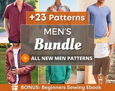 the men's bundle includes three different patterns