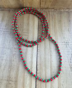 St. Miguel eleke in green and red beads Handmade upon order 17"--19" long Ileke de San Miguel en cuentas azules y roja Hecho a mano 17"-19" pulgadas de largo Use it exclusively for you. ** Para ordenas grandes o para personalisar medidas por favor de contactarnos ** Message us about bulk orders or size preference SHIPPING Guaranteed Tracking Information Please make sure your address is correct before placing order, Aces will not responsible for incorrect address. Aces is responsible for your pur Red Bead, Beaded Necklace, Jewelry Necklaces, Gift Card, Etsy Accessories, Accessory Gift, Beads, Electronic Accessories, Paper Party Supplies