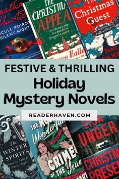 festive and thrilling holiday mystery novels