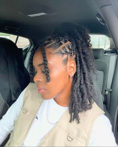 locs. Loc Hairstyle Short, Short Women Loc Styles, Loc Styles For Females, Natural Loc Bob, New Locks Hairstyles, Starter Locs Shoulder Length Hair, Type 4 Locs, Hairstyle For Locks, Protective Loc Hairstyles