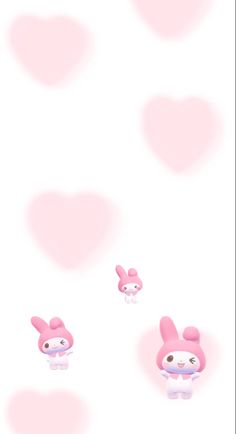 my melody, light pink hearts with 3 of my melody stickers Melody Wallpaper, My Melody Wallpaper, Cute Mobile Wallpapers, Ipad Wallpapers, Cute Desktop Wallpaper, Cute Pastel Wallpaper, Hippie Wallpaper