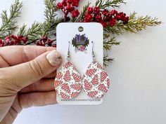 This earring is made of designed acrylic, custom to us! The earring length is 1.6", not including the hook Little Debbie Christmas Tree, Little Debbie, The Hook, Halloween Shopping, Jewelry Earrings Dangle, Etsy Earrings, Dangle Drop Earrings, Dangle Earrings, Accessory Gift