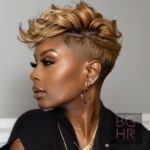 Blonde Hair Color Short, Black Girls Hair, Short Wavy Pixie, Best Lace Front Wigs, Hairstyles Wigs, Short Pixie Wigs, Black Hair Short Cuts, Wavy Pixie, Short Silver Hair