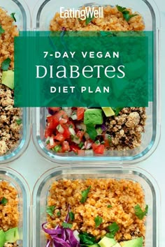 Vegan Protein Sources, Vegan Diet Plan, Vegetarian Meal Plan, Healthy Recipes For Diabetics, Low Carb Vegan, Vegan Meal Plans, Vegan Meal Prep, Diet Vegetarian, Vegetarian Diet