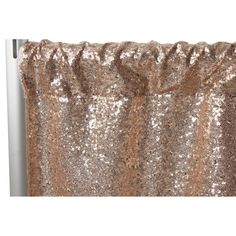 a curtain with pink sequins on it