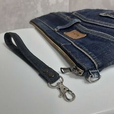 Handmade Vintage denim clutch bag, Casual clutch of distressed shabby jeans | eBay Vintage Denim, Diy Clothes, Clutch Bag, Best Deals