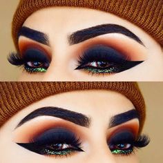 Dramatic Eyeshadow Looks, Dramatic Eyeshadow, Witchy Makeup, Evening Eye Makeup, Pretty Eye Makeup, Bold Makeup Looks, Makeup For Black Skin, Jaclyn Hill Palette, Makeup Help