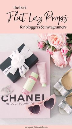 the best flat lay props for bloggers and instagramrs by chanel, the vocabuary of