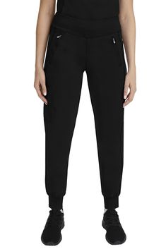 PRICES MAY VARY. CONTEMPORARY DESIGN: Our 9233 Tara Jogger Scrubs pant with 6 Pockets including 2 Zipper Pockets features a contemporary Jogger ankle style and high-performance yoga knit comfort stretch waistband. Inseam Measurements (based on size small): Regular (29), Petites (27"), Tall (31.5") THE WORLD'S BEST FABRIC: Purple Label collection for Women's Scrubs comprises a superior polyester-rayon-spandex stretch fabric blend that is lightweight, soft, and breathable. The Women Scrub Pants are wrinkle-free, resists fading, are wonderfully soft and give you a great fit with superior stretch for all day long comfort. FASHION MEETS PERFORMANCE: Featuring Wash and Wear" Scrubs for Women. Made to last. Finally, the easy-care fabric is a breeze to clean. Just throw it in the wash and it's goo Jogger Scrubs, Parker Outfit, Healing Hands Scrubs, Hand Scrub, Lab Coats, Alegria Shoes, Healing Hands, Fashion Mask, Purple Label