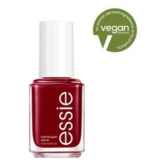 over a thousand nuanced colors, essie original nail polish takes from the latest fashion and cultural trends to make your manicure possibilities endless. Essie salon-quality nail polish, vegan, deep red wine, Bordeaux, 0.46 fl oz; Essie nail color 424 Bordeaux - deep red wine nail polish with a cream finish Glossy shine nail polish; Salon-quality nail color formula for flawless coverage and glossy shine Even, professional application; Exclusive easy-glide brush for quick, even, professional application on nails Iconic and trendsetting colors; From the essie collection, which has produced over a thousand shades and counting Vegan, no animal testing, eight-free formula; without formaldehyde, toluene, dibutyl phthalate, formaldehyde resin, camphor, ethyl tosylamide, xylene, triphenyl phosphat Wine Nail Polish, Essie Collection, Essie Nail Colors, Wine Nails, Vegan Nail Polish, Shine Nails, Essie Nail, Nail Color, Nail Lacquer