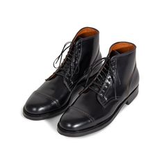 Service Boot® 2030 BCT - Black Shell Cordovan – VIBERG Classic Fitted Boots For Outdoor, Classic Fitted Outdoor Boots, Classic Cap Toe Boots For Outdoor, Viberg Boots, Canadian Military, Designer Shoes, Timeless Design, Perfect Fit, Shells