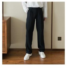 Great shirt fast and reliable shipping with UniUni. Basic Pants, Flower Pants, Korean Fashion Online, Clothes Korean Style, Winter Outfits Men, Men Model, Woolen Coat, Online Clothing Stores