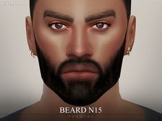 Fantasy Hairstyles, Tapered Beard, Sims 4 Black Hair, Makeup Cc, Black Men Beards, Mens Facial Hair Styles