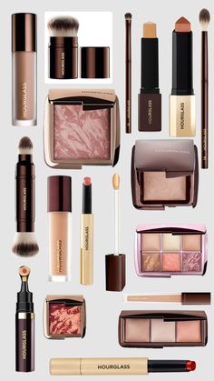 Evening Eye Makeup, Hourglass Makeup, Makeup Purse, Makeup Help, Makeup Aesthetic, Makeup Needs, Pretty Skin Care, Makeup Items