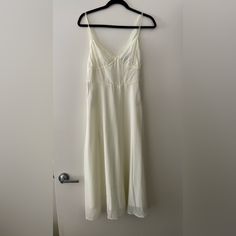 Size Large White Midi Dress! Perfect For Anything Bridal. Never Worn. Nwt! White Midi Slip Dress With Lace Trim, White Midi Length Slip Dress With Lace Trim, Elegant White Dress By Forever 21, Elegant White Forever 21 Dress, Forever 21 Fitted Daywear Dress, Forever 21 Sleeveless Dress For Daywear, Sleeveless Daywear Dress By Forever 21, Sleeveless Forever 21 Dress For Daywear, Forever 21 Dresses For Daywear