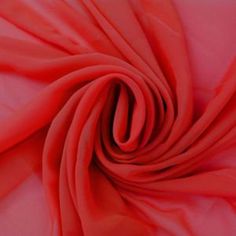 "This Solid Color Red sheer silky smooth polyester Chiffon fabric is lightweight with a soft drape. Chiffon can be used to create a high end or casual garment. Perfect for overlay, wraps, decorations, scarves and more. Perfect for a summer face mask! This is a raw edge fabric 58-60\"wide. Please select your desired length from the drop down menu.  Our chiffon is easy to work with and clean.  Content: 100% Polyester Stretch: Minimal along bias  Color: Red dye lots can vary from piece to piece Looking for a different color? Ask us if you can not find what you are looking for.  www.etsy.com/shop/ModFabFabrics" Diy Hair Pieces, Chiffon Draping, Ceiling Draping, Draping Fabric, Coral Fabric, Soft Jacket, Drape Panel, Fabric Backdrop, Chiffon Material