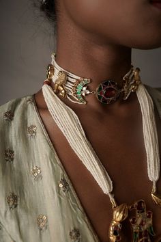 Bijoux Art Nouveau, Silver Choker, Funky Jewelry, Statement Necklaces, A Necklace, The Model, Jewelry Inspo, Pretty Jewellery