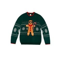 The Holiday Time Boys Christmas Sweater brings festive cheer with its fun intarsia graphics, making it a perfect choice for the "ugly Christmas sweater" theme. Designed for comfort in colder weather, this crew neck long sleeve sweater is soft, warm, and machine washable. It's available in multiple playful designs: red with a Santa graphic, black with a gamer fairisle graphic, green with a gingerbread man graphic, and grey with a pug graphic. Crafted from 100% Acrylic, this sweater is durable and cozy. Available in sizes 4-18 & Husky, exclusively at Walmart. Size: 6-7.  Gender: male.  Age Group: adult. Santa Graphic, Kids Shirts Boys, Holiday Knits, Time Clothes, A Pug, Kids Clothes Boys, Toddler Christmas, Boys Sweaters, Boys Christmas