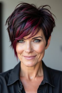 Pixie Haircuts For Women, Ash Blonde Highlights, Age Is Just A Number, Hairstyles For Women Over 50, Super Short Hair, Low Maintenance Hair, Wispy Bangs, Hair Solutions