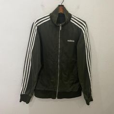 [DESCRIPTION] Please read the description first before buy my items‼️‼️ Vintage Y2k Adidas Embroidery Logo Jacket Size on tag : L Tag says L,fits like M (please refer the actual measurements given and compare it with best fitting clothes,by using the size on tag is not always accurate) All in good condition [MATERIAL] Cotton [MEASUREMENT] Measurement:  armpit to armpit : 20.5 inches  Back collar to bottom : 27 inches Sleeve length from under armpit to end of cuff : 21.5 inches [CONDITION] - All Adidas Jacket Vintage, Adidas Embroidery, Y2k Adidas, Fitting Clothes, Adidas Vintage, Jacket Vintage, Vintage Adidas, Embroidery Logo, Festival Season