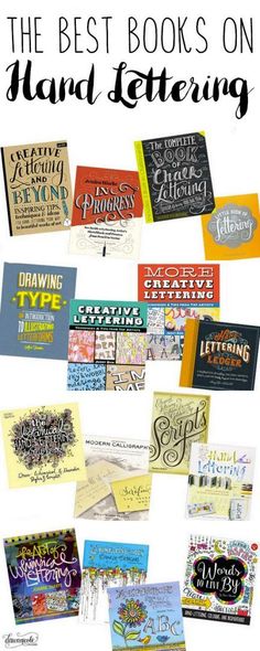 the best books on hand lettering for kids and adults to use in their writing skills