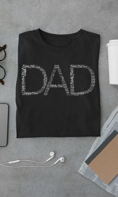 Celebrate the remarkable qualities of a Christian Dad with this captivating Dad Word Art T-shirt. Crafted with care, this design features an artful arrangement of words that embody the essence of a devoted Christian father. From being a God-Fearing individual and a Prayer-Warrior to exemplifying bravery, strength, and unwavering faith, this T-shirt captures the multifaceted nature of a Christian Dad. Celebrate your dad or a dad in your life with this unique tee! Our soft-style t-shirt puts a new God Fearing, Unwavering Faith, Daughters Shirt, Prayer Warrior, Typography Tshirt, Art T Shirt, Soft Style, Twill Tape, Celebration Of Life