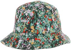 Obey Garden Bucket Hat - green Green Casual Hat For Spring, Casual Green Hats For Spring, Green Wide Brim Bucket Hat Casual Style, Casual Green Hat For Spring, Casual Green Spring Hat, Green Casual Bucket Hat With Short Brim, Casual Green Bucket Hat With Short Brim, Green Short Brim Hat For Outdoor, Green Adjustable Short Brim Hat