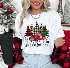 Our cute Christmas shirt is a great gift. The comfortable fit and cool design of this shirt means that it feels just as good to wear as it is to look at. If you've been looking for a cute Christmas t-shirt for yourself, or a special friend in your life, you should get this fun tee today. Bella + Canvas Brand Shirt ▶Unisex Adult Sizing ▶See Our Size Chart For Proper Sizing ▶Rolled sleeves are for styling purposes only ▶Props used in photos are not included with the purchase. ✈ PROCESSING & SHIPPING ✈ Processing Time: 1-2 weeks Standard Shipping: 2-5 business days after processing time ❤ Returns & Exchanges ❤ We know you will love your shirt! We have a no return and exchange policy due to the made to order nature of our items. Please contact us if you have any issues. ❤ CARE INSTRUCTIONS ❤ - Holiday Cartoon, Plaid Christmas Tree, Christmas Tree Shirt, Tree Shirt, Fashion Female, Print Graphic, Plaid Christmas, Christmas Tees, Ladies Fashion