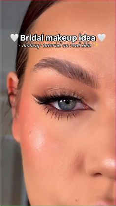 Credit a.j_artistry #bridal #bride Make Up Fiesta, Bride Makeup Tutorial, Seasonal Makeup, Gorgeous Wedding Makeup, Soft Eye Makeup, Eyebrow Makeup Tutorial, Wedding Makeup Tutorial, Bridal Make Up, Bridal Eye Makeup