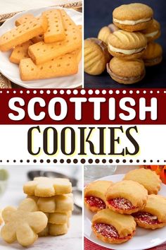 scottish cookies are the perfect way to celebrate this holiday season with these delicious treats and desserts