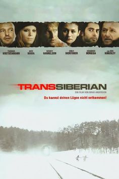 a movie poster for trans siberian