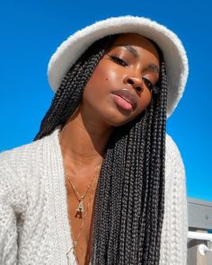 Box Braids Hairstyles For Black Women, Dark Skin Beauty, Girls Braids, Braided Hairstyles For Black Women, Box Braids Hairstyles, Braid Styles, Box Braids, Black Women Hairstyles