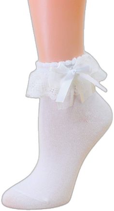 Princess Socks, Socks Lace, Ankle Socks Women, Lace Socks, Lace Ruffle, Ankle Socks, Shoes Jewelry, Shoe Jewelry, Socks