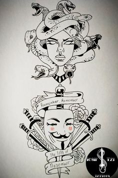 Vendetta Tattoo Design, Roses Tattoo, Traditional Roses, V For Vendetta, Dagger Tattoo, Word Tattoos, Tattoo Design Drawings