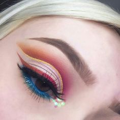 pinterest: @ nandeezy † Bright Makeup, Make Up Inspiration, Summer Makeup Looks, Make Up Looks, Kiss Makeup, Makeup Goals, Flawless Makeup, Perfect Makeup