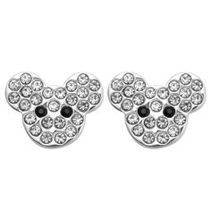 measures(mm) : length 10 mm Wedding Earrings Silver, Silver Earrings Wedding, Pet Puppy, Silver Crystal, Crystal Cluster, Wedding Earrings, Earrings Silver, Silver Earrings, Stud Earrings