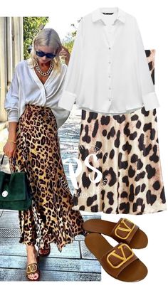 Leopard Print Dress Outfit, Printed Dress Outfit, Casual Work Outfits Women, Classy Summer Outfits, Skirt Inspiration, Animal Print Outfits, Leopard Print Dress, Stylish Clothes For Women, Fashion Hacks Clothes